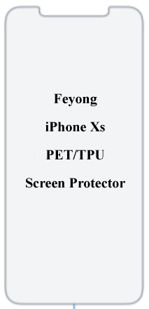 iPhone Xs  screen protector